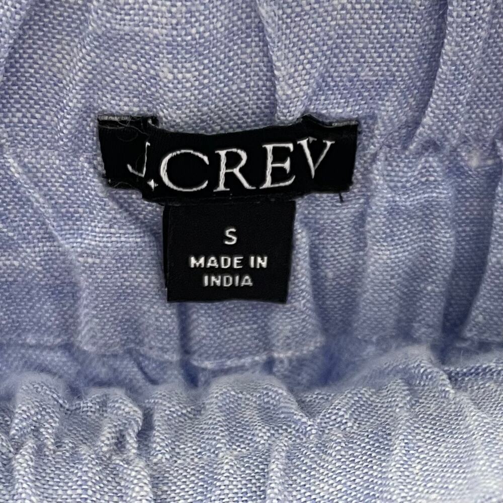 J. Crew 2026 Tropez Short Linen French Blue CA384 S - Picture 5 of 8